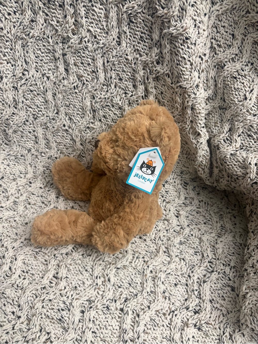 Jellycat Caramel Brown Plush Teddy Bear